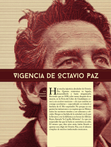Vigencia de Octavio Paz - Universidad de Antioquia