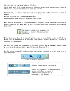 Windows para realizar tareas