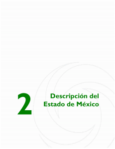 2.- Descripción del Estado de México