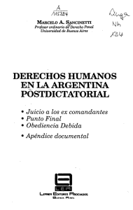 derechos humanos en la argentina postdictatorial