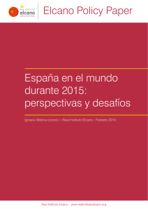 España en el mundo durante 2015: perspectivas y desafíos