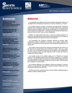 Editorial Contenido - Auditoría Superior de la Federación