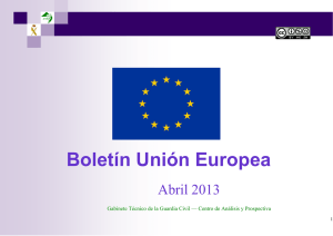Boletín Unión Europea.