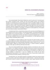 Sobre la universidad-empresa - Revista Iberoamericana de Educación
