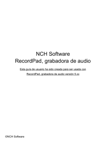 NCH Software RecordPad, grabadora de audio