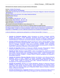 Informe Nicaragua - CMRD-Japón 2005 1