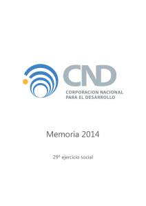Memoria 2014 - Banco Central del Uruguay