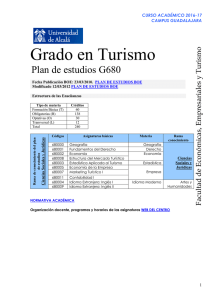 Plan de estudios - Universidad de Alcalá