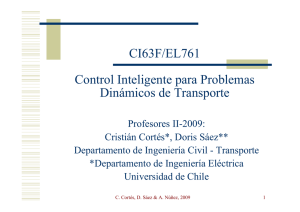 CI63F/EL761 Control Inteligente para Problemas - U