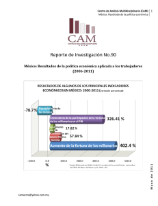 México: Resultado de la política económica