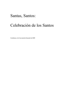 Santas, Santos: Celebración de los Santos
