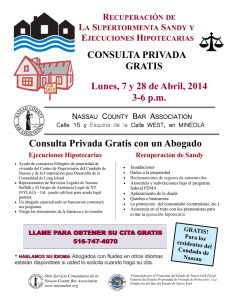 Lunes, 7 y 28 de Abril, 2014 3-6 p.m. CONSULTA PRIVADA GRATIS