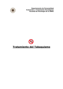 Tratamiento del Tabaquismo