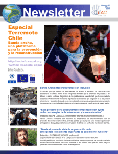 Especial Terremoto Chile - Comisión Económica para América