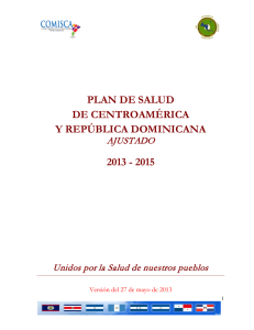 plan de salud de centroamérica y república dominicana