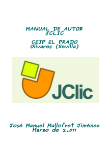 Manual JCLIC - CEIP El Prado