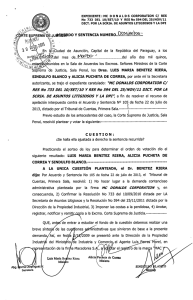 VICI(W. VICI(W. - Corte Suprema de Justicia del Paraguay