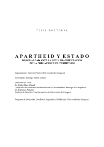 apartheid - Repositorio Institucional de Documentos