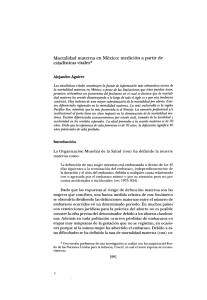 Mortalidad materna en México