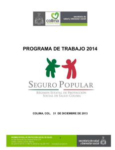 Programa Anual de Trabajo 2014 en formato PDF