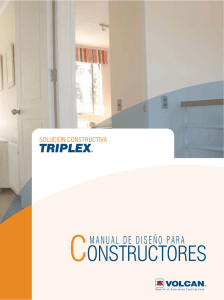 triplex - Volcan · Experto en Soluciones Constructivas