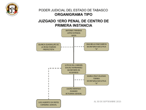 JUZGADOS PENALES DE PRIMERA INSTANCIA