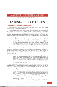 La Junta de Cooperación. Martín María Razquin Lizarraga
