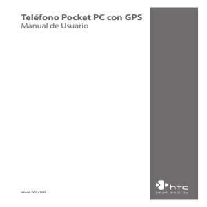 Teléfono Pocket PC con GPS