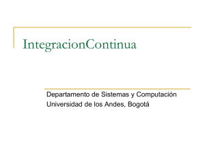 IntegracionContinua - Universidad de los Andes