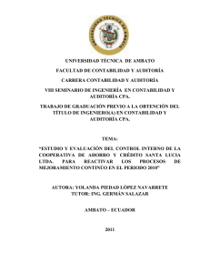 universidad técnica de ambato facultad de contabilidad y auditoría