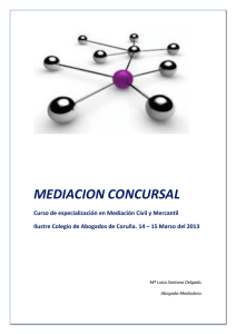 mediacion concursal