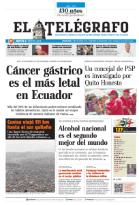 Un concejal de PSP es investigado por Quito Honesto Alcohol