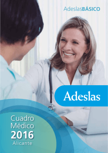 Cuadro Médico Básico Alicante 2016