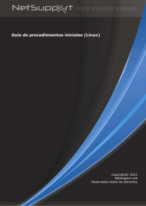 procedimientos iniciales (Linux)