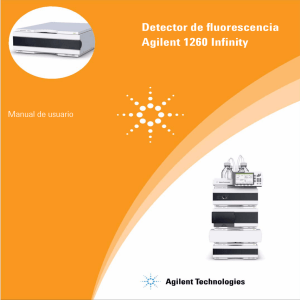 Detector de fluorescencia Agilent 1260 Infinity