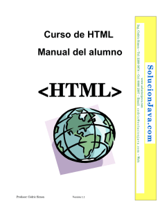 Manual del curso de HTML