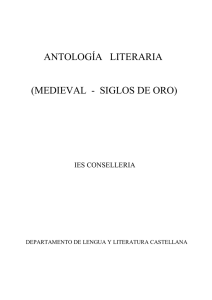 antología literaria (medieval - siglos de oro)