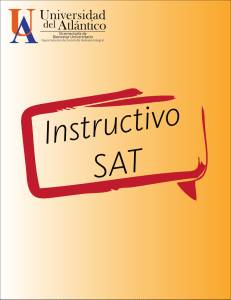 Instructivo SAT - Universidad del Atlántico