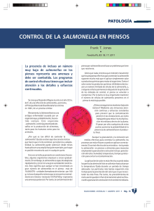 CONTROL DE LA SALMONELLA EN PIENSOS