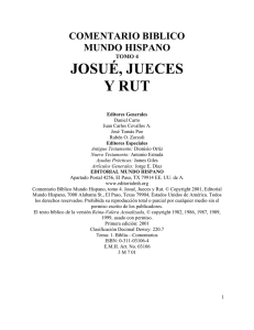 Tomo 4 Josué Jueces y Ruth - I.C.E. del Centro La Rioja 3029 Santa