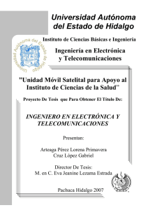 Unidad movil satelital - Universidad Autónoma del Estado de