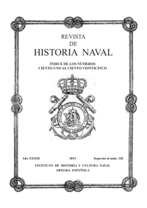 Índices de las Revistas nº 101 al 125 - Armada Española