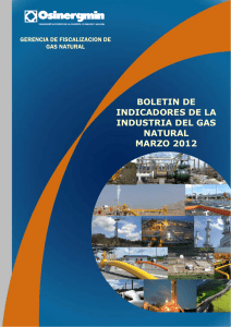 boletin de indicadores de la industria del gas natural marzo 2012