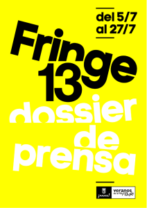 Fringe Madrid es el festival de artes escénicas y música más