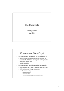 Cas Coca Cola Concurrence Coca