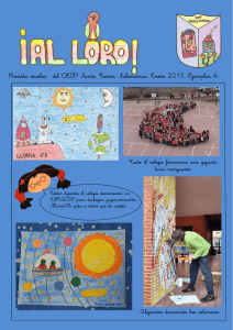 Revista escolar del CEIP Santa Teresa. Salamanca. Enero 2015