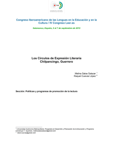 Los Círculos de Expresión Literaria Chilpancingo, Guerrero