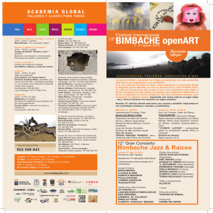 12° BIMBACHE openART Festival