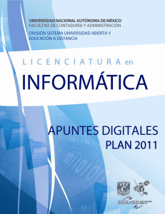 Apuntes de informática en la UNAM