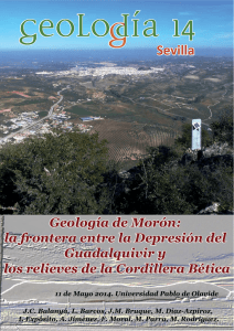 Geología de Morón: la frontera entre la Depresión del Guadalquivir